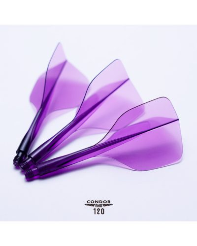 Condor darts flights AXE 120  SMALL Purple