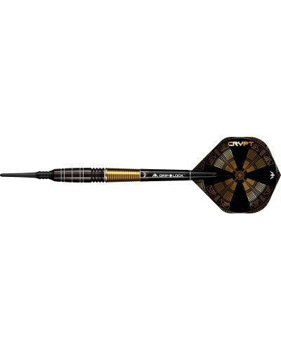 Mission Crypt Darts - Soft Tip - M1 - Black & Gold 20 gr