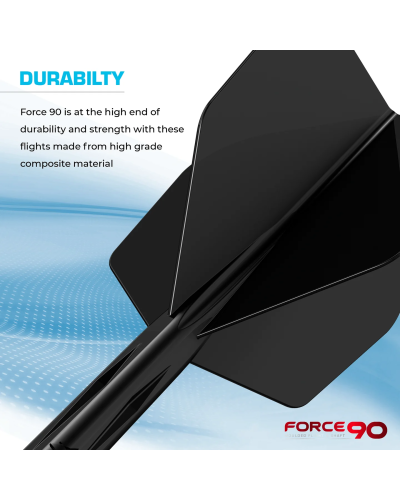 Aleta  Mission Force 90 Gradient Negra Nº2 Corta