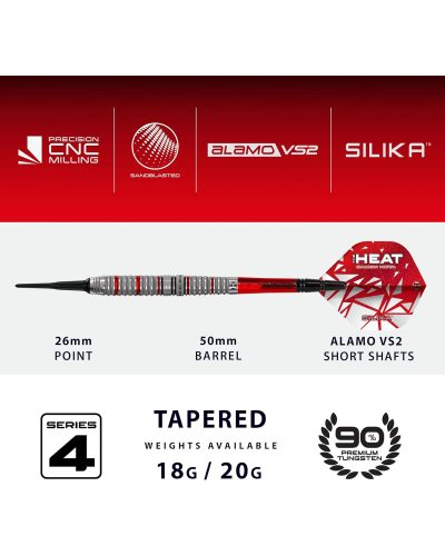 Harrows darts Damon Heta 90% Series 4 18 gr