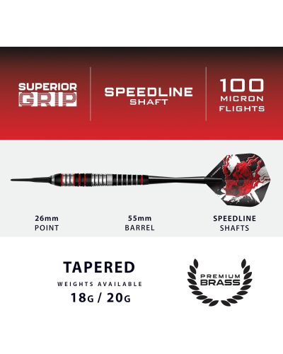 Harrows darts Heavy Metal Stainless Steel 18 gr