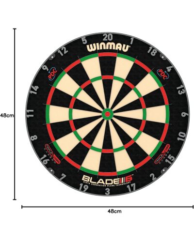 WINMAU Darts Blade 6 Triple Core Carbon Professional PDC Dartboard