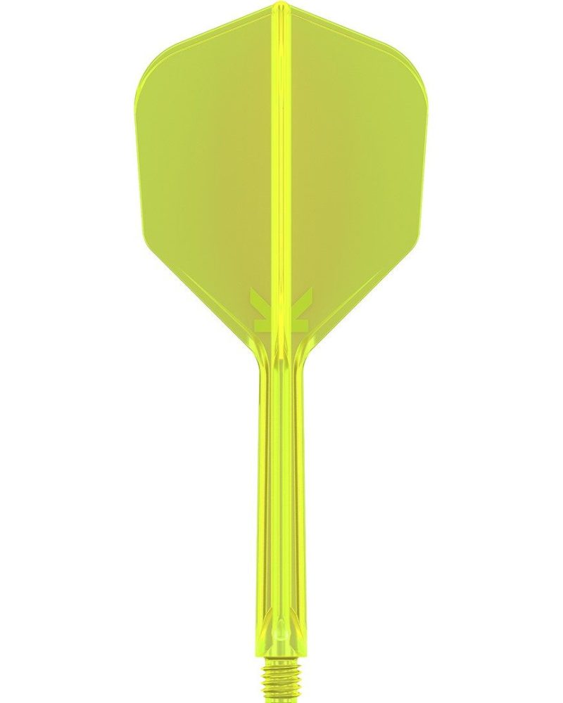 Plumas Target K Flex Neon Medianas Amarillo N6