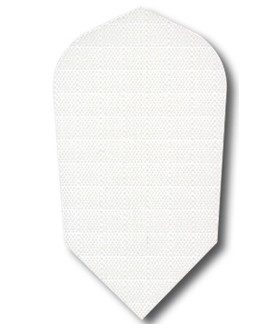 Darts flights nylon white slim