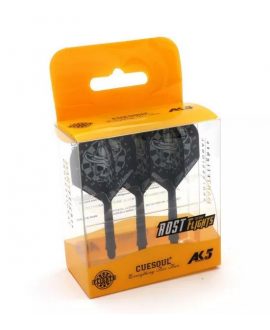 Cuesoul darts flights AK5 Jazz Metal Standard Silver Skull M