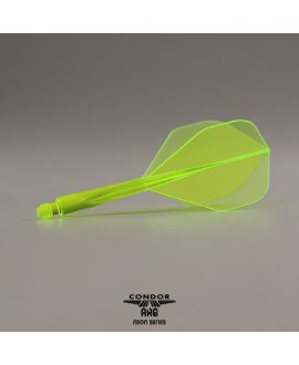 Condor AXE Dart Flights - Neon Yellow
