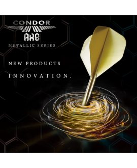 Condor AXE Dart Flights -  Champagne Gold