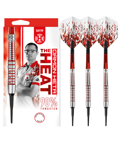 Dardos punta plástico Harrows darts Damon Heta 90% Series 2  cuerpo