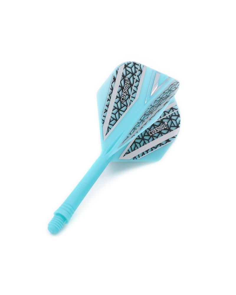 Aleta Cuesoul integrada todo en uno AK5 Rost STD Azul Plateada Negra M