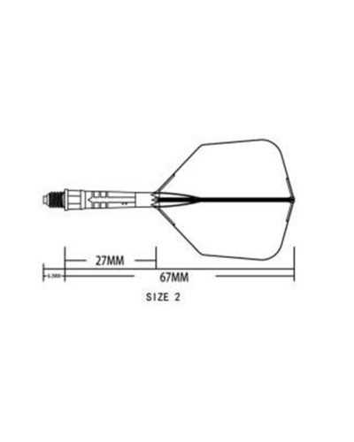 Cuesoul  Flight Rost T19 Carbon Big Wing Black 2