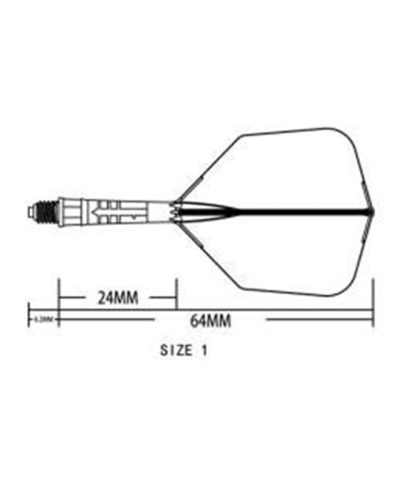 Cuesoul  Flight Rost T19 Carbon Big Wing Red 1