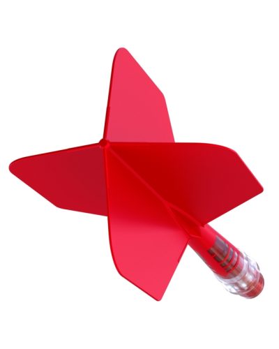 Aleta Cuesoul integrada todo en uno Rost T19 Carbon Big Wing Roja 1