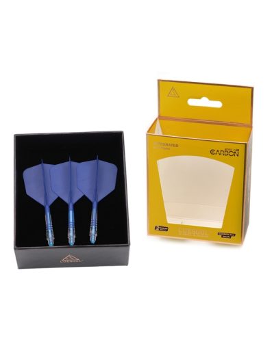 Aleta Cuesoul integrada todo en uno Rost T19 Carbon Big Wing Azul 1