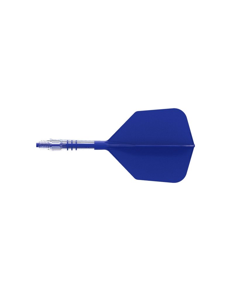 Aleta Cuesoul integrada todo en uno Rost T19 Carbon Big Wing Azul 2