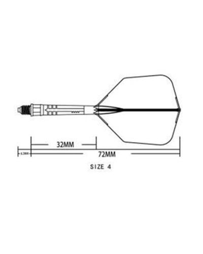 Cuesoul  Flight Rost T19 Carbon Big Wing Blue 4