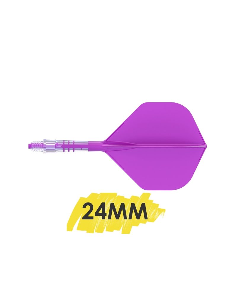 Aleta Cuesoul integrada todo en uno Rost T19 Carbon Big STD Lila 1