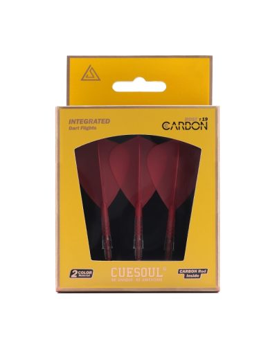 Aleta Cuesoul integrada todo en uno Rost T19 Carbon  Kite  Roja 3