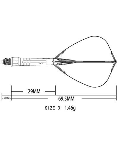 Cuesoul  Flight Rost T19 Carbon Kite Pink 3