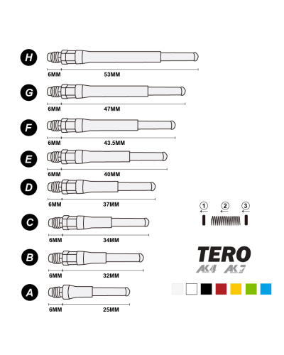 Shaft Cuesoul AK7 TERO Purple