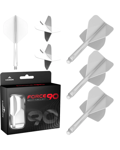 Aleta Mission Force 90 Blanca Nº2 Corta