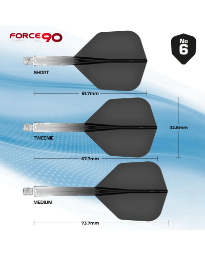 Flight Mission Force 90 Gradient Black Nº6 Tweenie