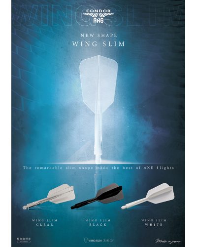 Condor AXE Dart Flights - WING - White