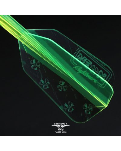 Condor AXE Dart Flights - WING - NEON NIGHTMARE